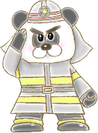 That's why! Kids Fire Brigade Panda Member