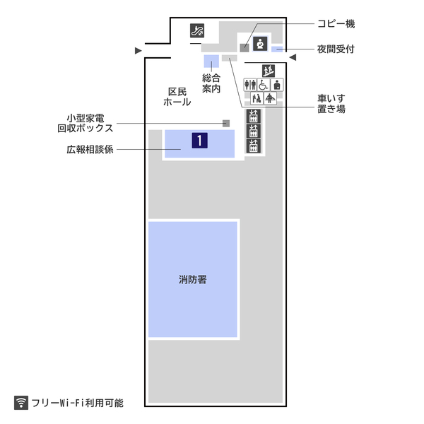 1st floor map