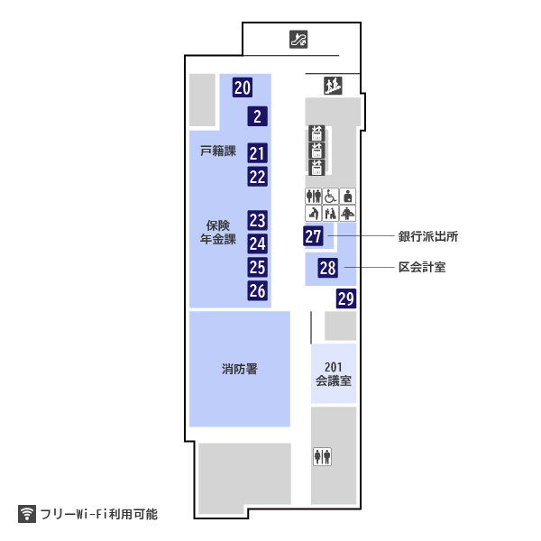 2nd floor map