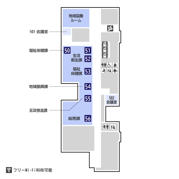 5th floor map