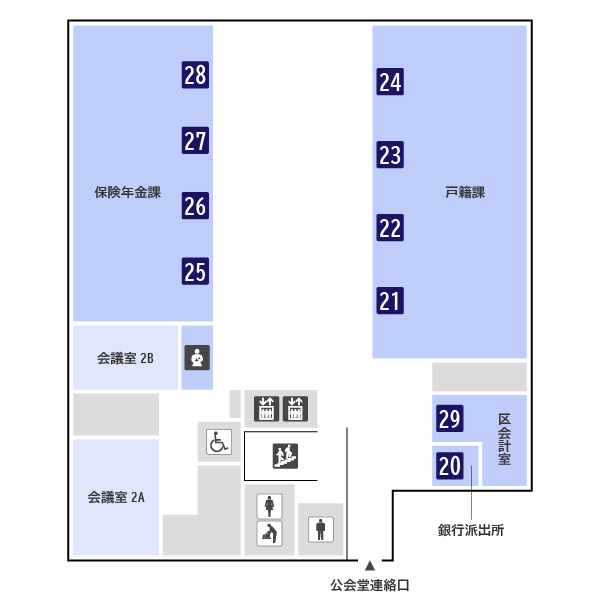 2nd floor map