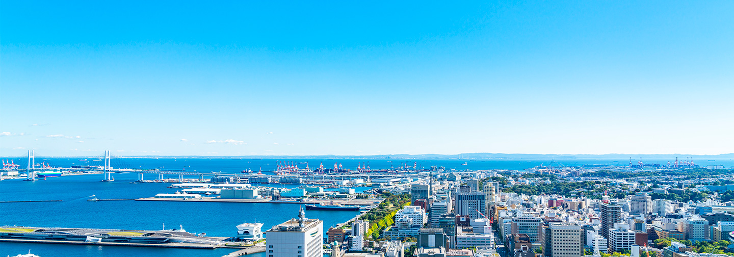 Photographs of Port in Yokohama