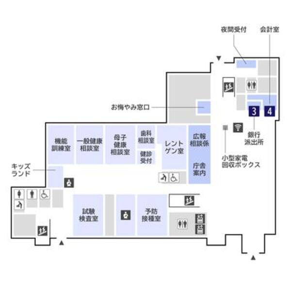 1st floor map